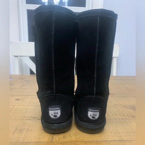 BearPaw Black Boots - Picture 6 of 14